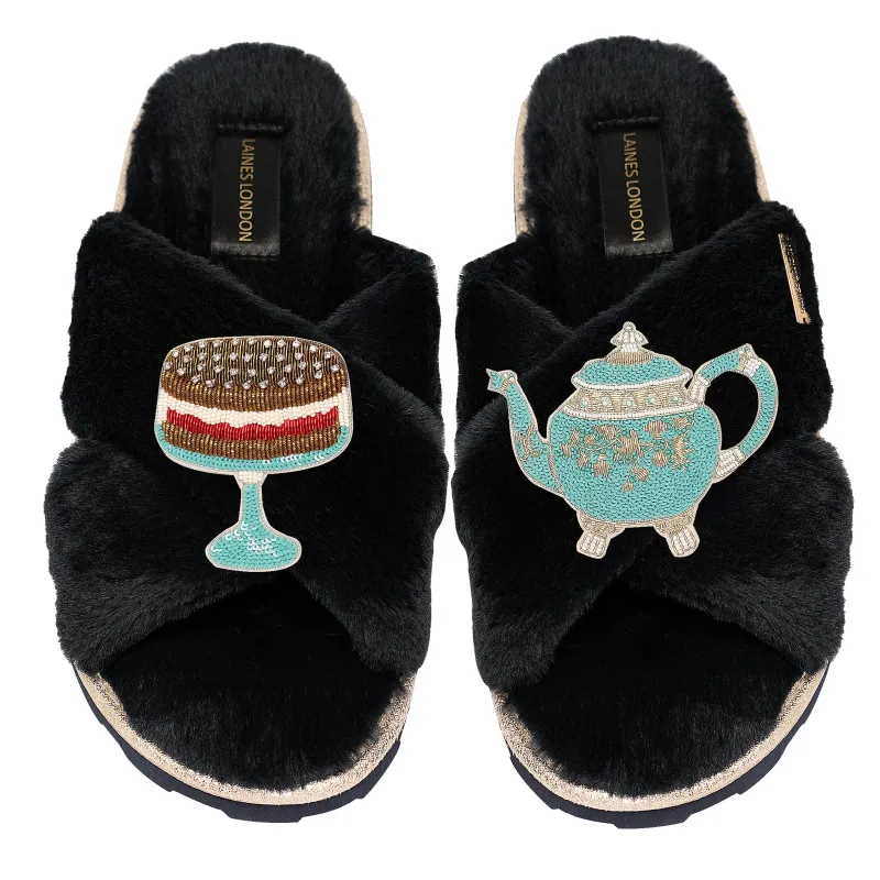 Afternoon Tea Chic Slider Black made by Sand Dollar