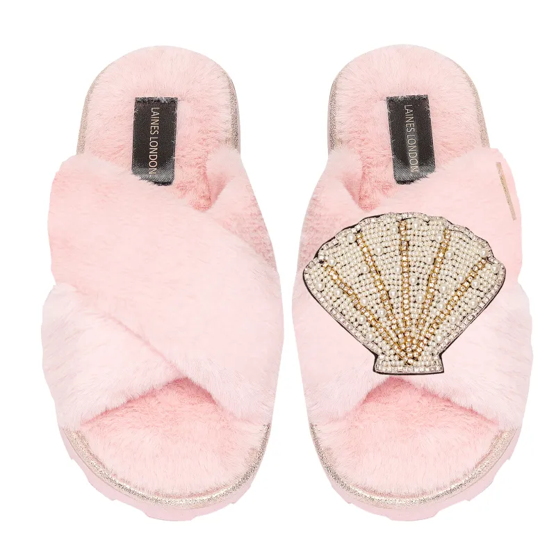 Seashell Chic Slider Pink made by Sand Dollar