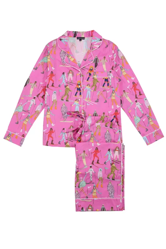 Apres Ski Pyjama Set Pink made by Sand Dollar