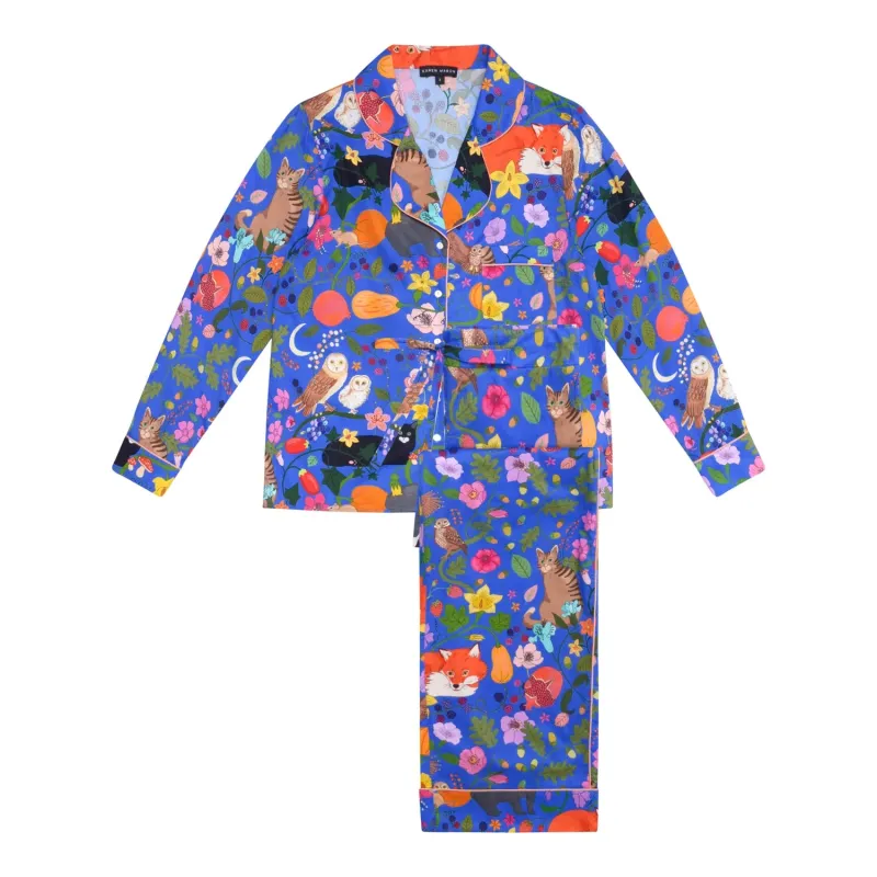 Nocturnal Animals Classic Long Sleeve Set Blue sold by Sand Dollar