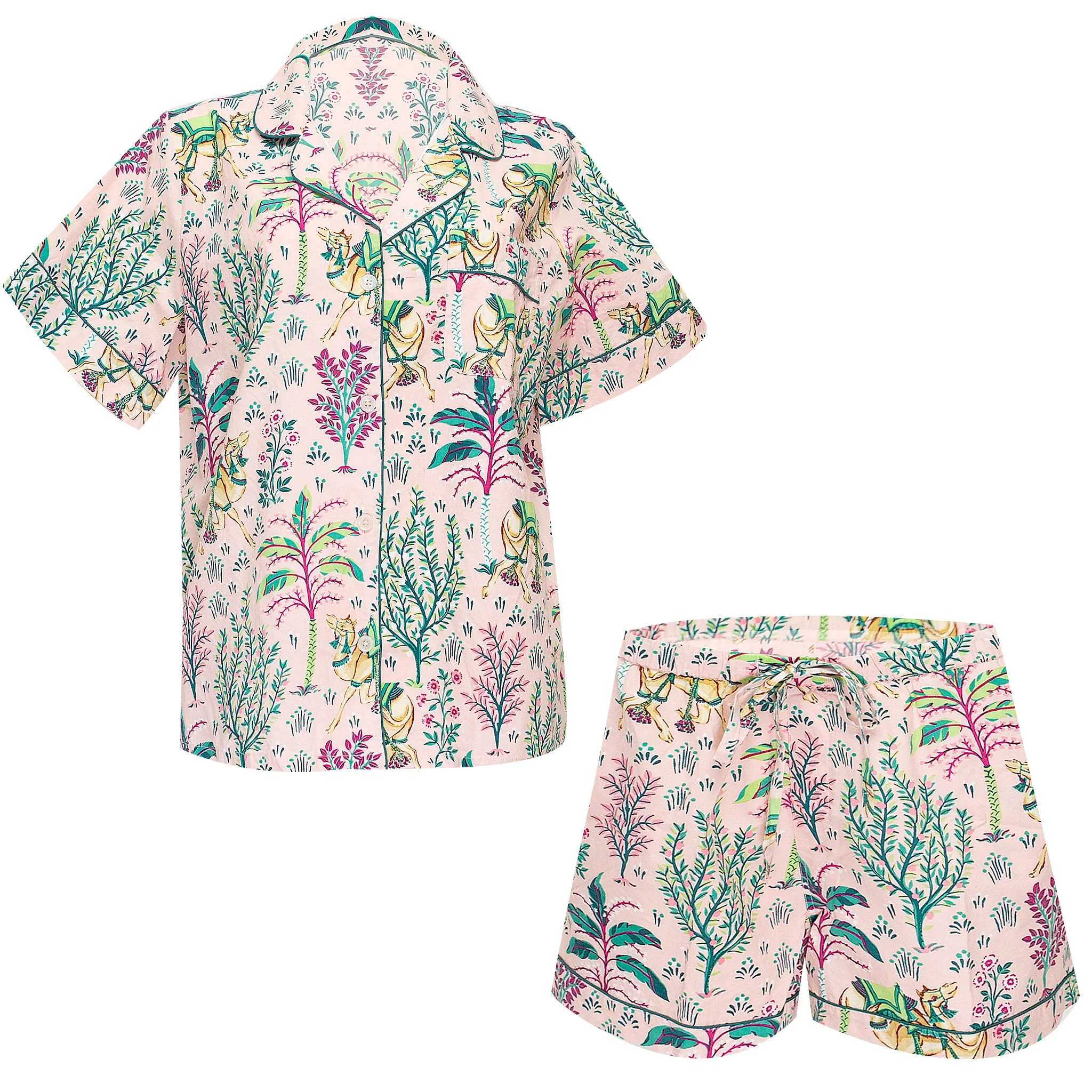 Camel's Courtyard Short Sleep Set Rose sold by Sand Dollar