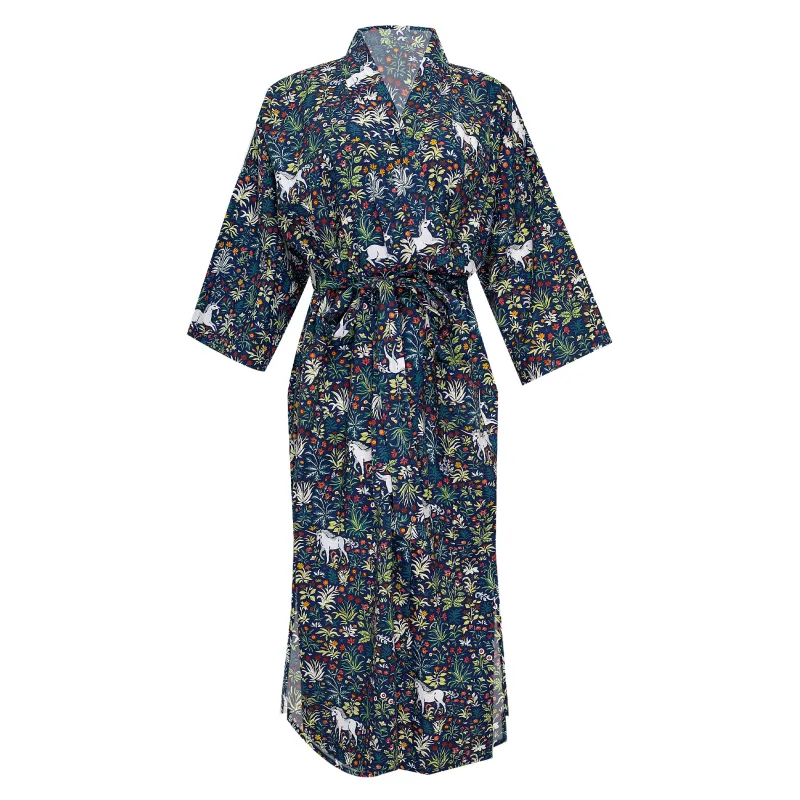 Unicorn's Garden Robe Indigo sold by Sand Dollar