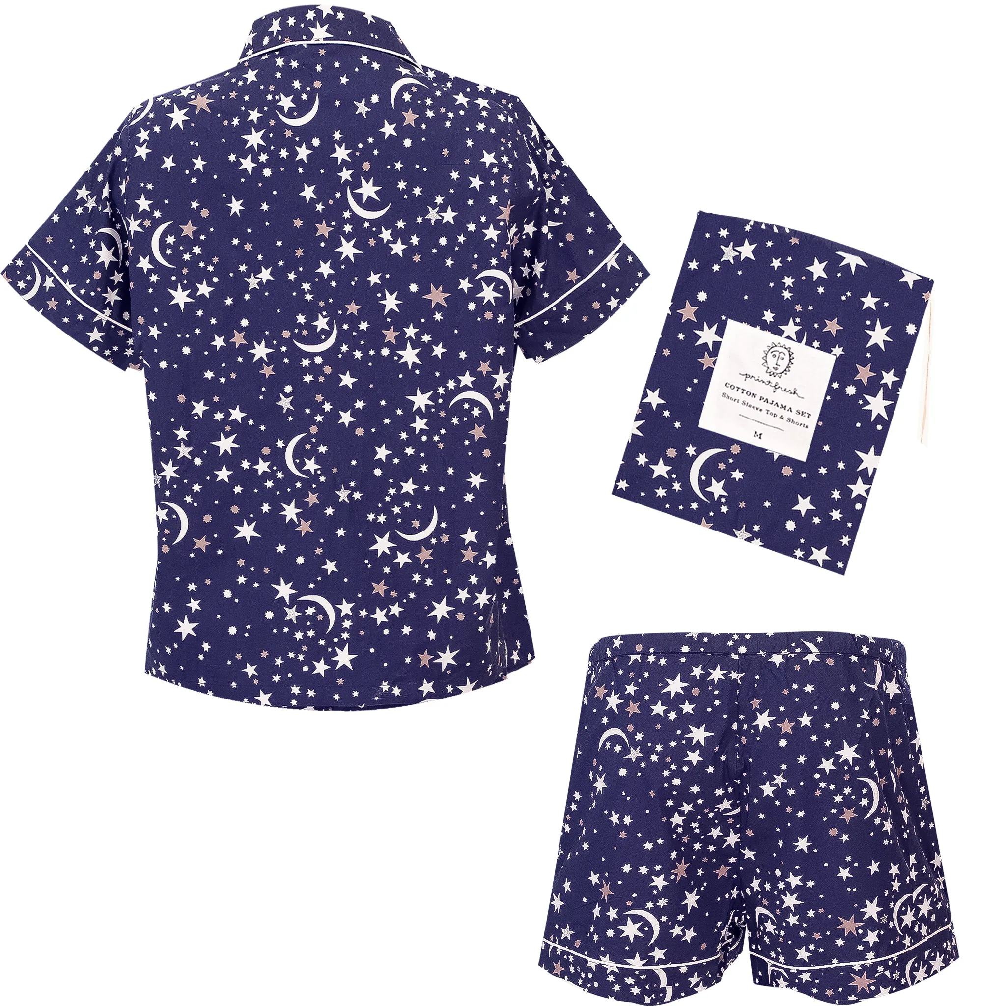 Celestial Skies Short Sleep Set Navy sold by Sand Dollar product image thumbnail 3