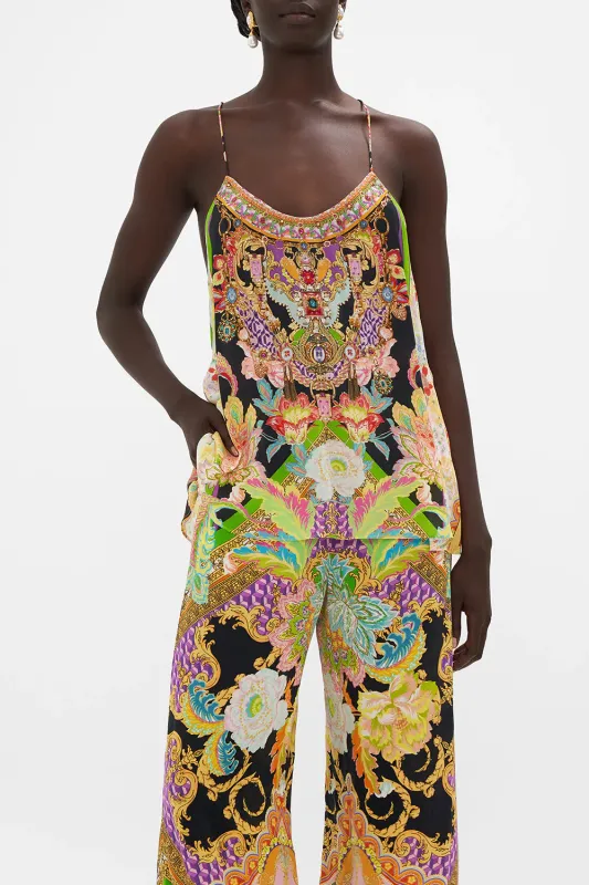 T Back Shoestring Top Sundowners In Sicily sold by Sand Dollar