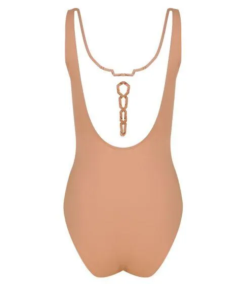 Rhythm Sunchaser Lace Up One Piece Rosewood sold by Sand Dollar product image thumbnail 5