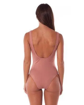 Rhythm Sunchaser Lace Up One Piece Rosewood sold by Sand Dollar product image thumbnail 2