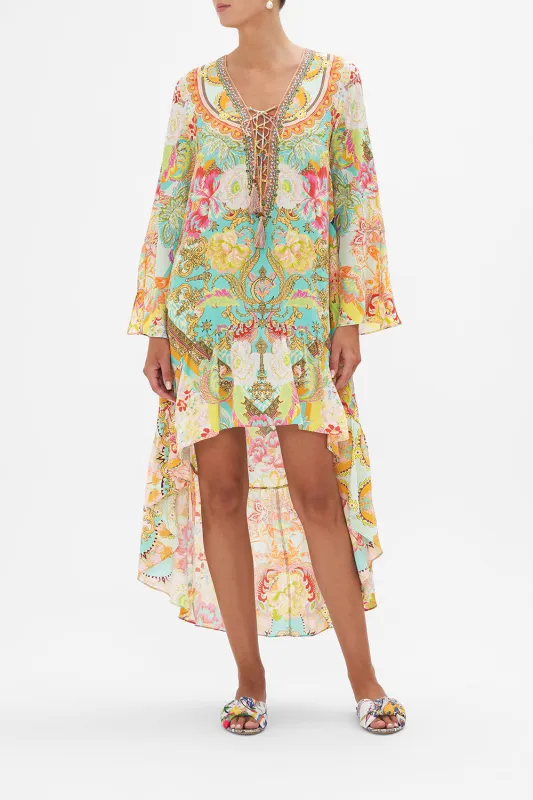 Short Dress With High Low Hem An Italian Welcome made by Camilla