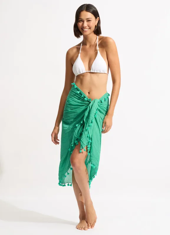 Beached It Cotton Gauze Sarong made by Sand Dollar