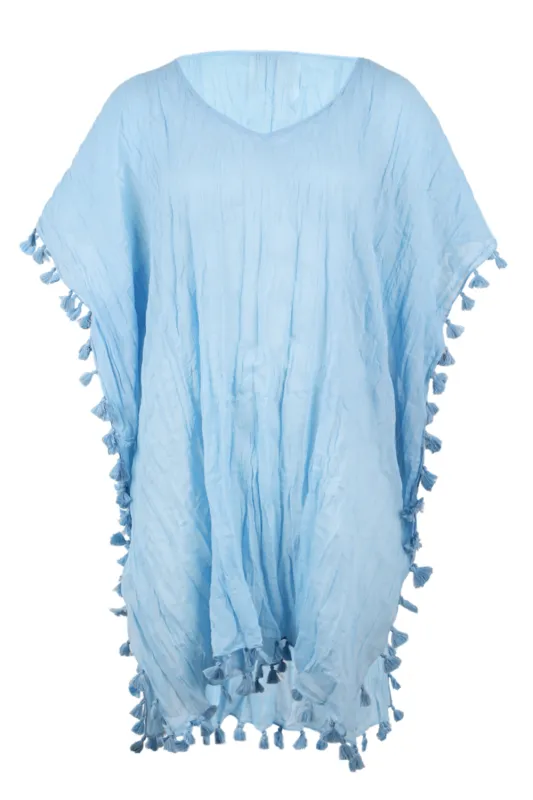Amnesia Kaftan Azure made by Seafolly