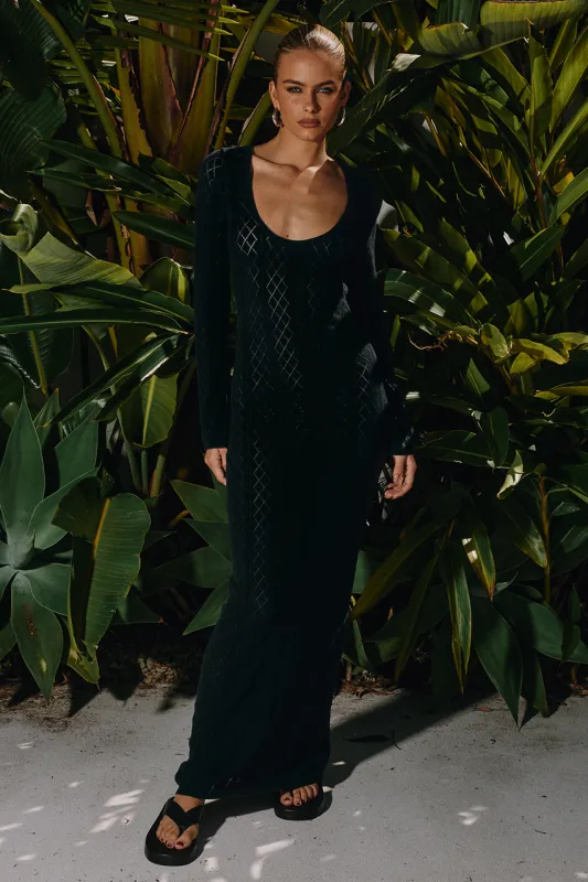 Sinead Maxi Dress Black made by Seven Wonders