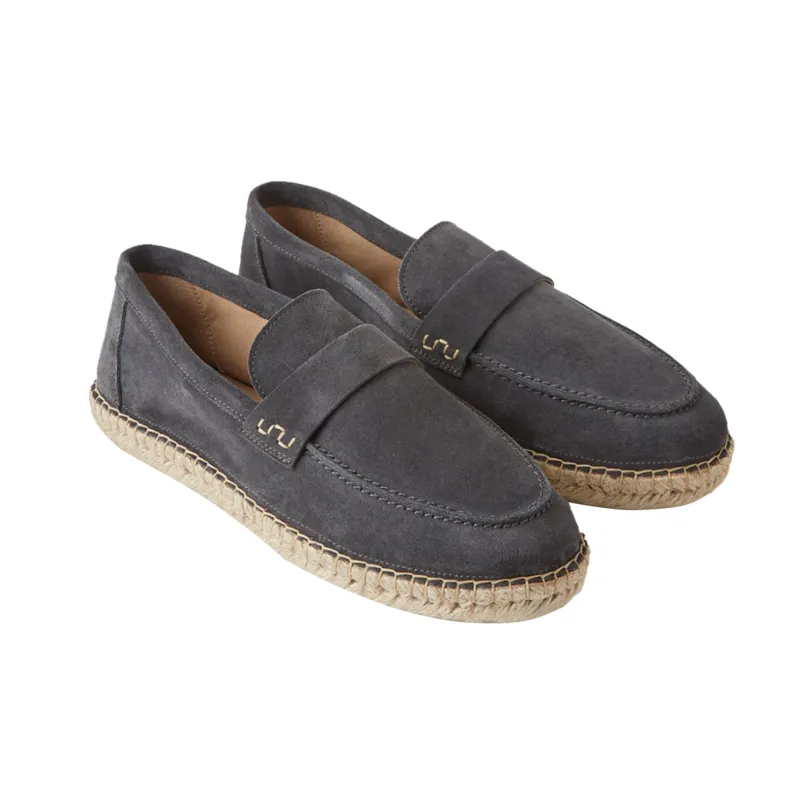 Marcelo Suede Loafers - Dark Grey sold by Sand Dollar