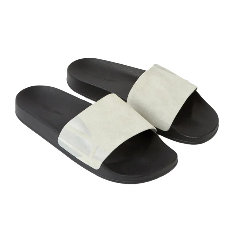 Humberto Sliders Suede Strap  - Light Grey made by Sand Dollar