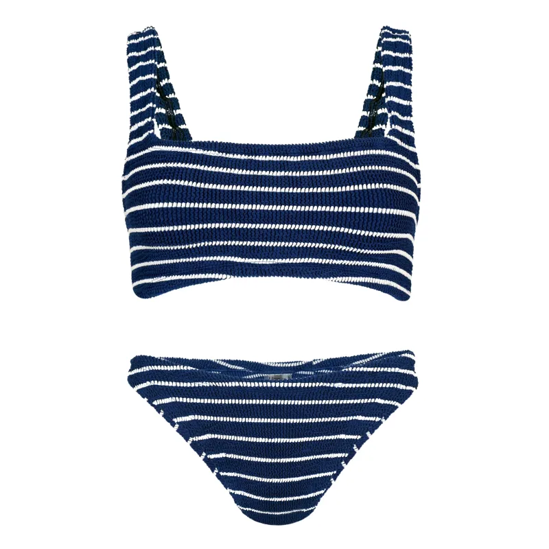 Xandra Bikini Navy/White sold by Sand Dollar