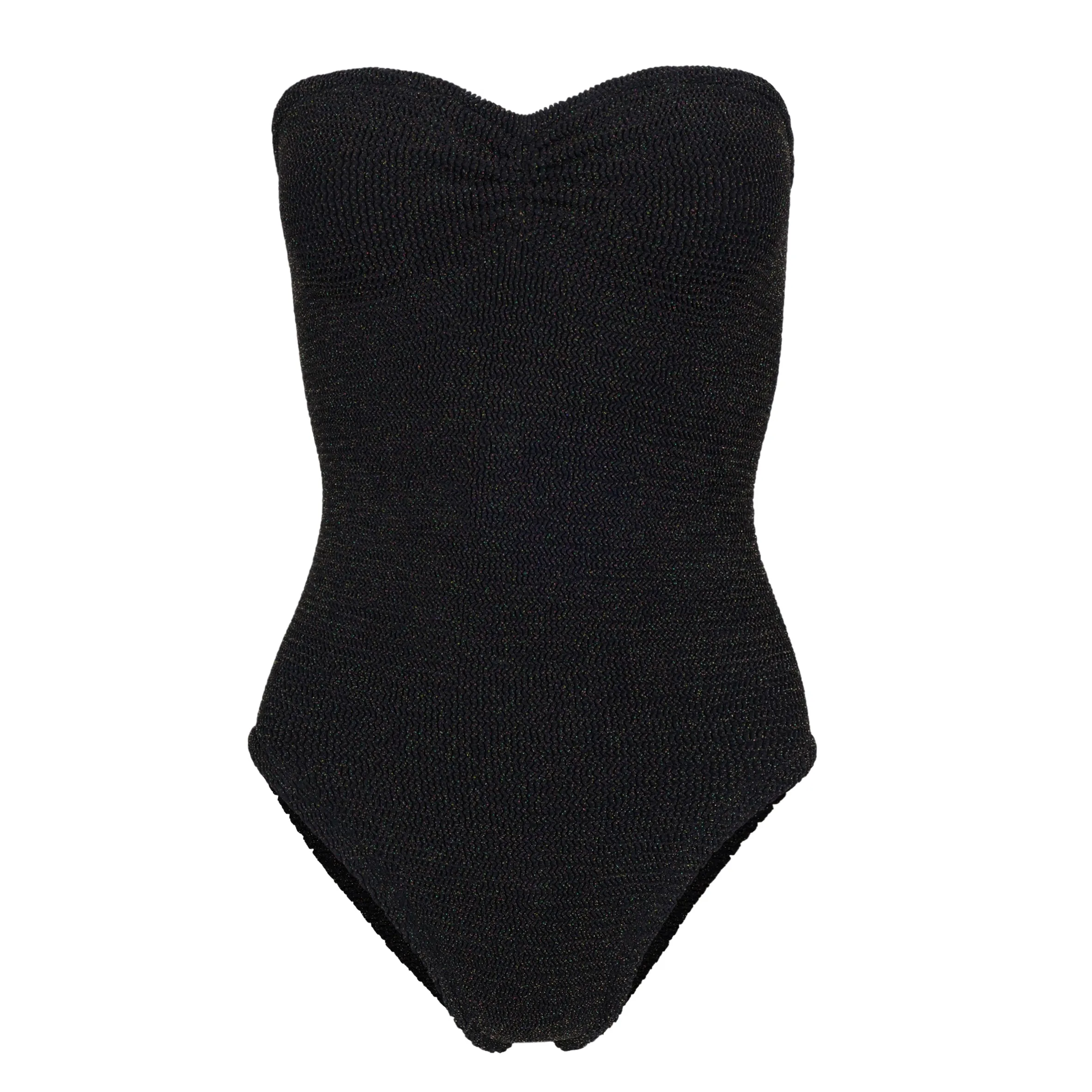 Brooke Swim Lurex Crinkle Black/Gold sold by Sand Dollar