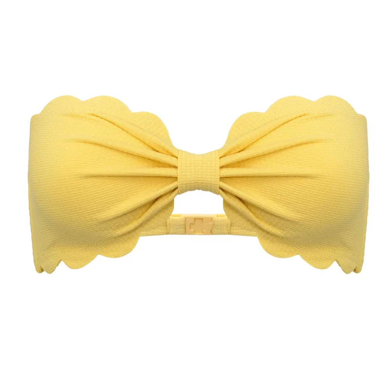 Antibes Bikini Top Limoncello made by Sand Dollar