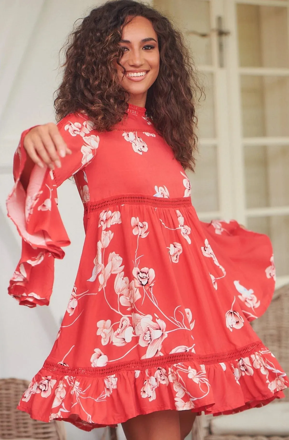 Priscilla Print Alessia Dress sold by Sand Dollar product image thumbnail 3