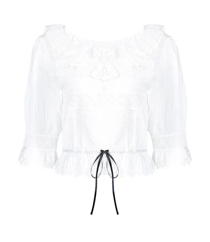 Tiana Top White sold by Sand Dollar