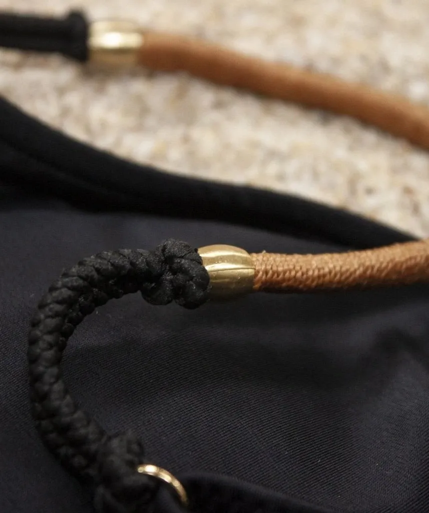 Solid Elis Rosie One Piece Full Black sold by Sand Dollar