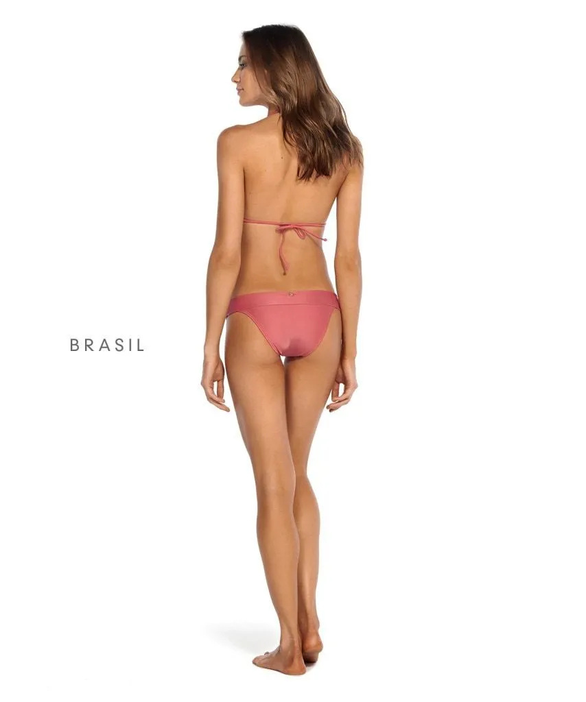 Solid Bia Tube Brazilian Cut Bikini Bottoms Pink sold by Sand Dollar product image thumbnail 3