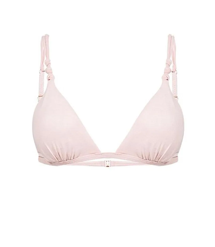 Rosewater Rope Bikini Top sold by Sand Dollar