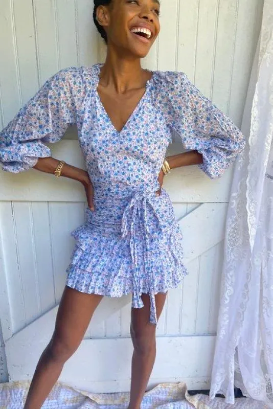 Rina Dress Crushed Berries sold by Sand Dollar