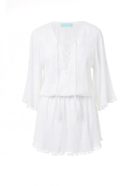 Melissa Odabash Kiah Dress White sold by Sand Dollar
