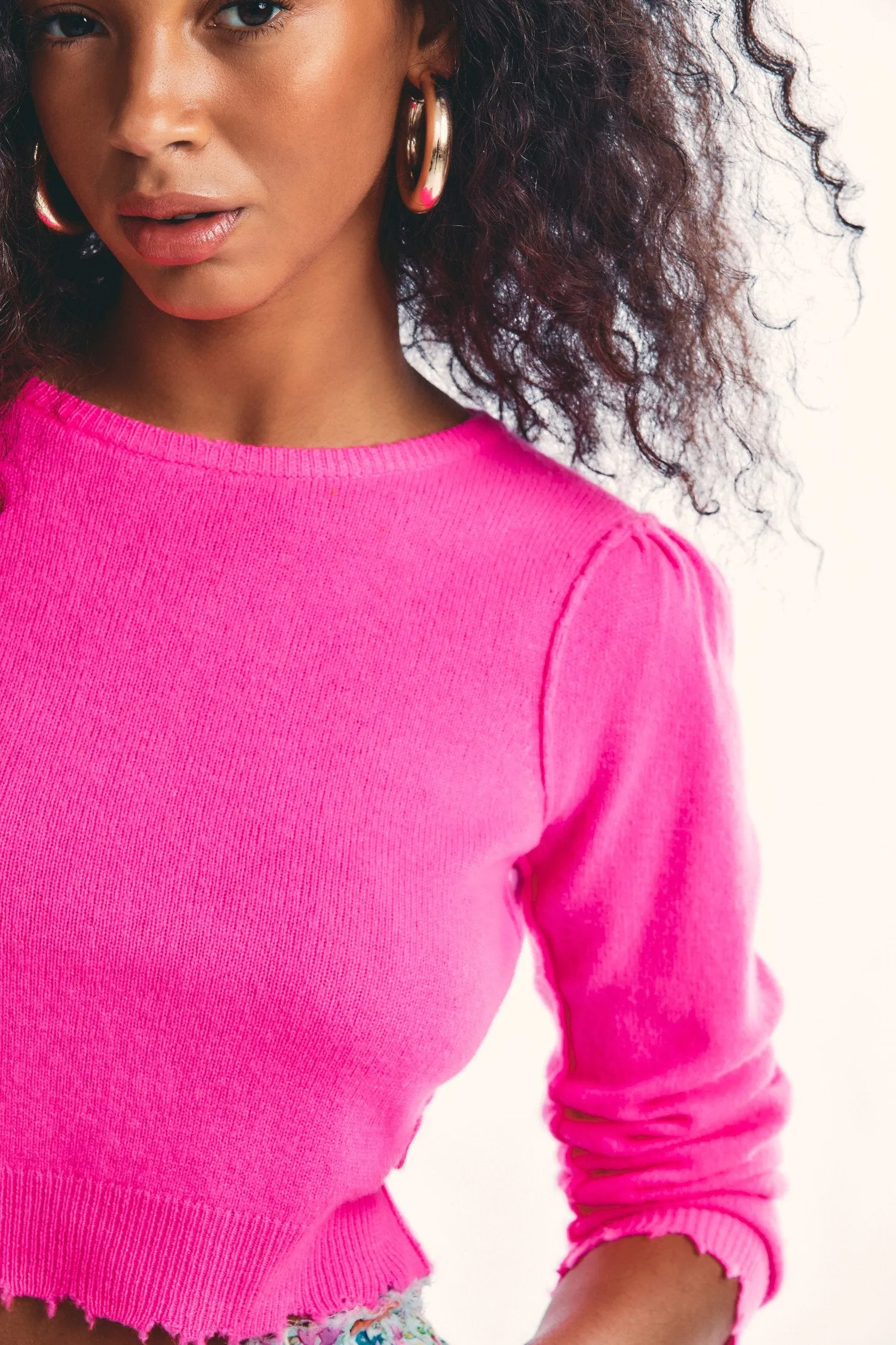 Lune Crop Pullover Magenta Current sold by Sand Dollar product image thumbnail 2