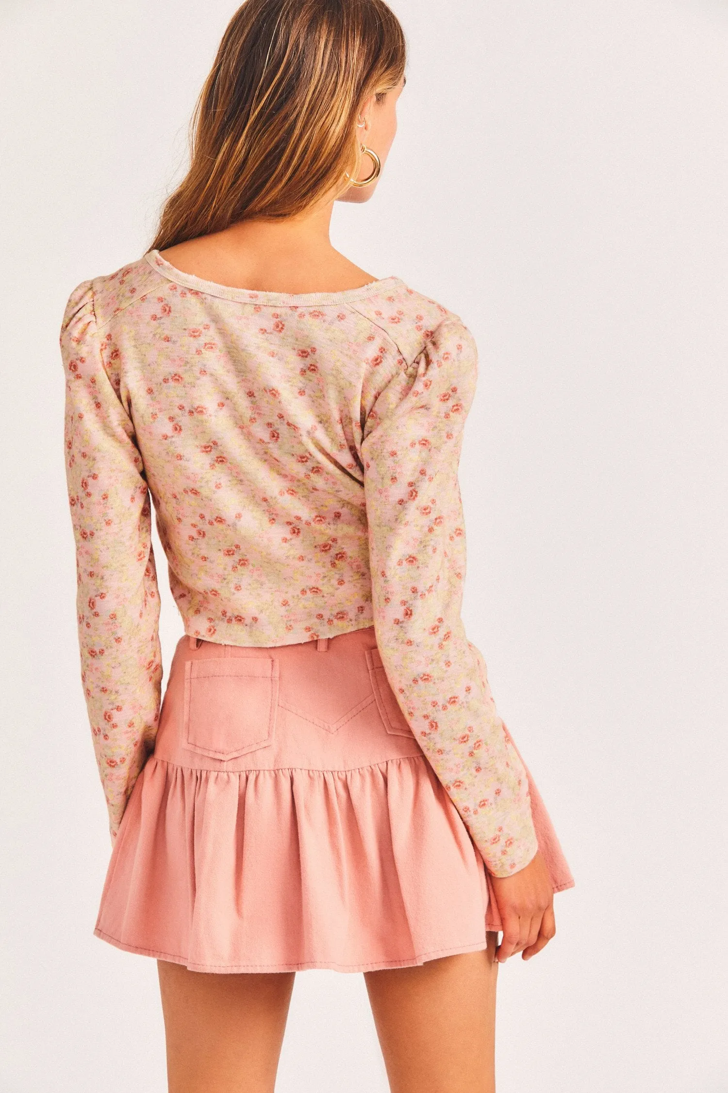 Jonah Cropped Cardigan Rose Quartz sold by Sand Dollar product image thumbnail 3