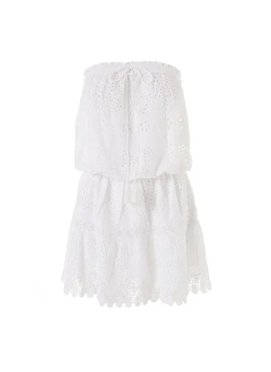 Iris Short Dress White sold by Sand Dollar