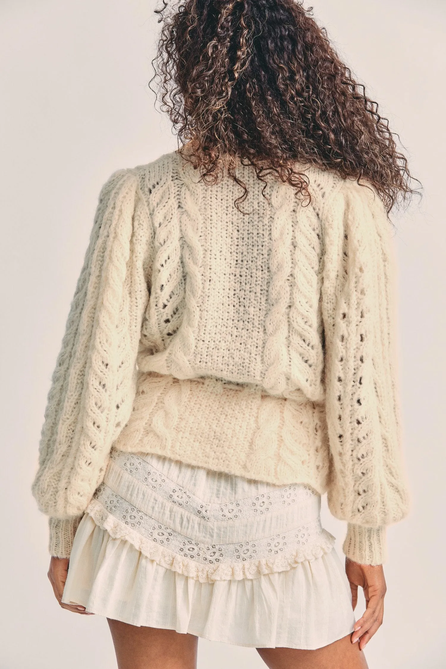 Girard Cardigan Cream sold by Sand Dollar product image thumbnail 2