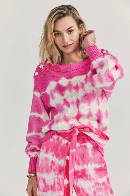 Gallatin Pullover Hibiscus made by LoveShackFancy