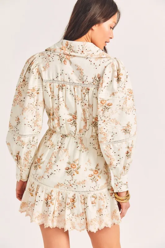 Dubov Dress Amber Dust made by LoveShackFancy