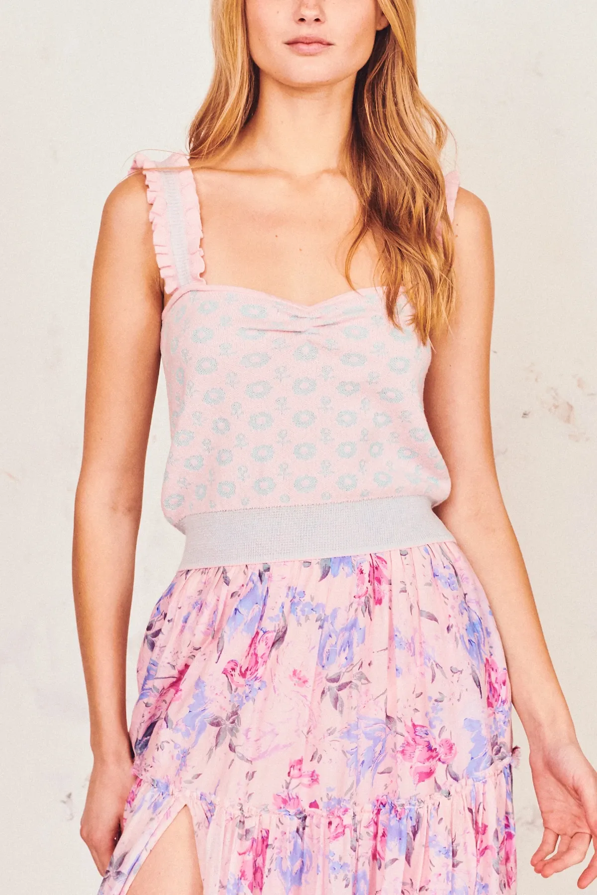 Chia Crop Top Blue Rose sold by Sand Dollar product image thumbnail 2