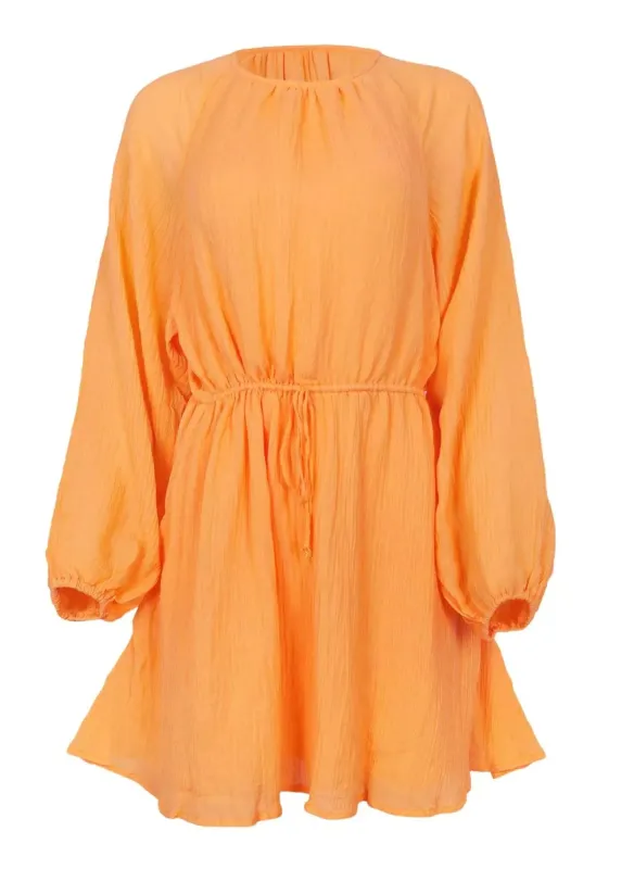 Constance Mini Dress Saffron made by Faithfull the Brand