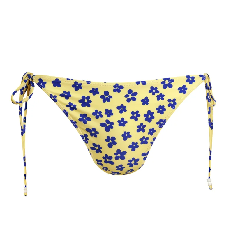 Nomi Bikini Bottoms Floral Blue made by Faithfull the Brand