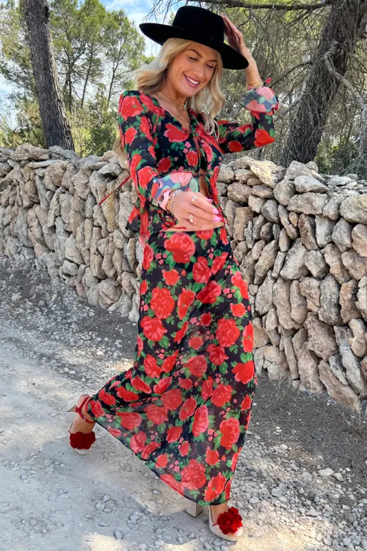 Rose Chiffon Skirt sold by Sand Dollar