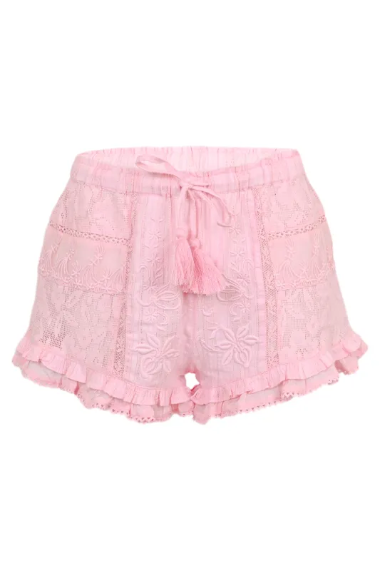 Peyonne Short Candy Pink made by LoveShackFancy