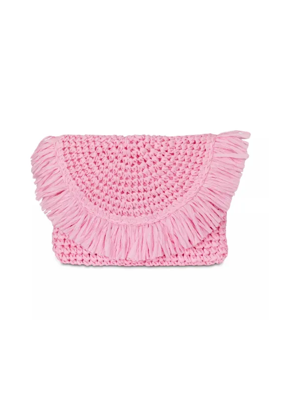 Riley Clutch Pink sold by Sand Dollar