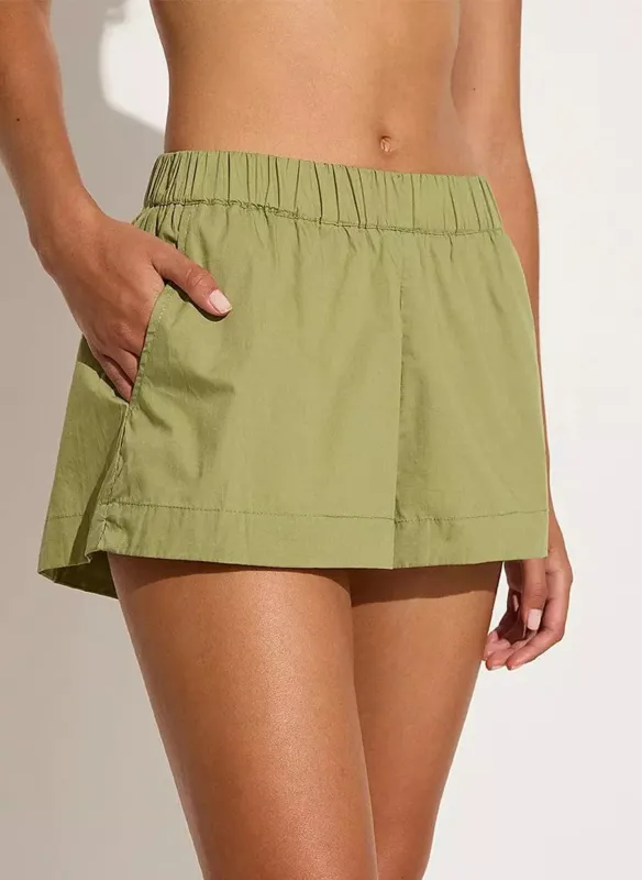 Lorenso Short Khaki made by Faithfull the Brand