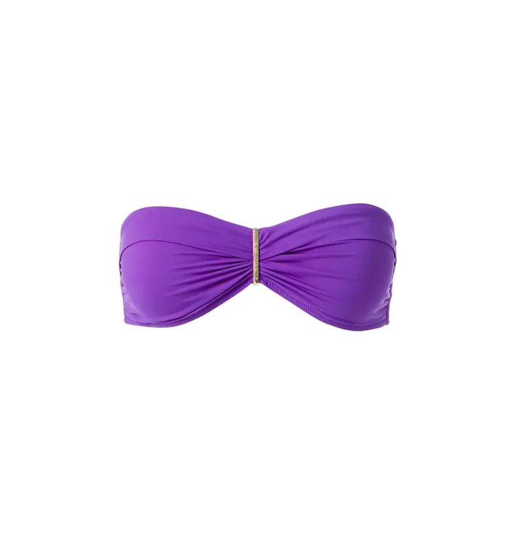 Positano Bikini Top Violet made by Melissa Odabash