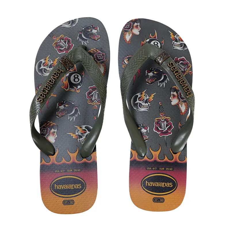 Havaianas Top Tribo Black/Moss made by Havaianas