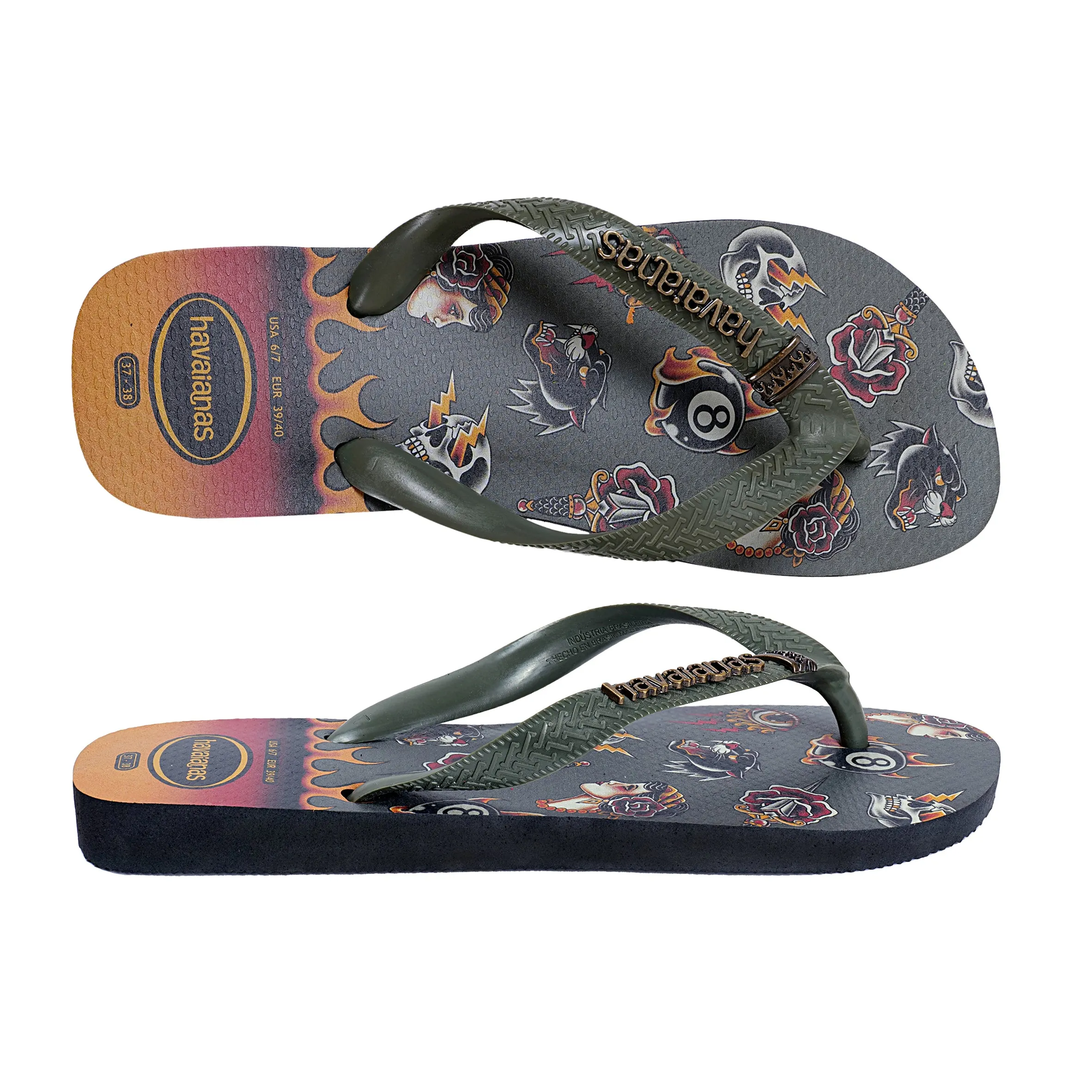 Havaianas Top Tribo Black/Moss sold by Sand Dollar product image thumbnail 2