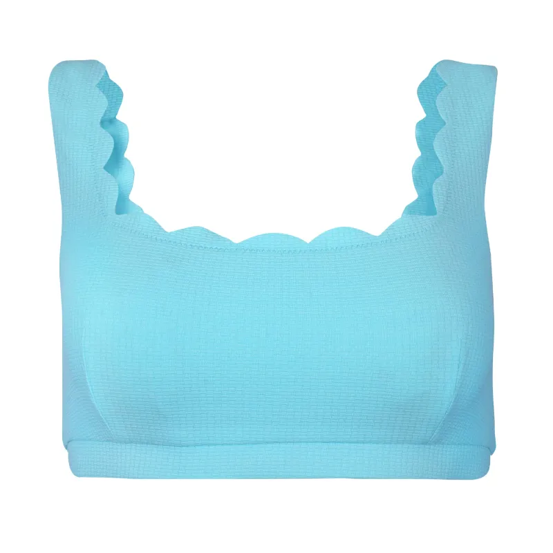 Palm Spring Bikini Top Azure made by Sand Dollar