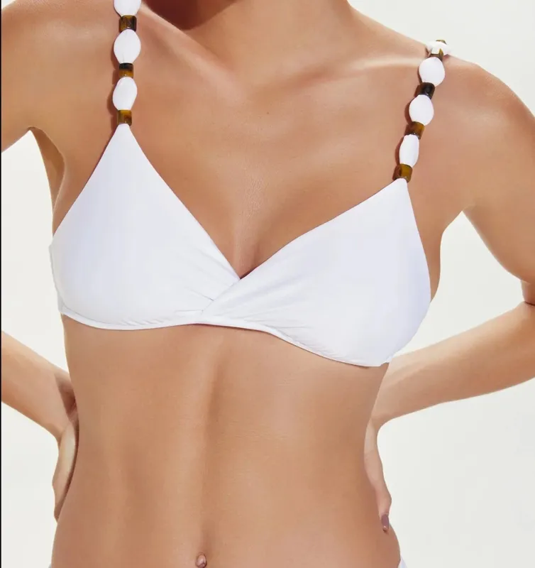 Solid Dora Kira Top White made by Vix