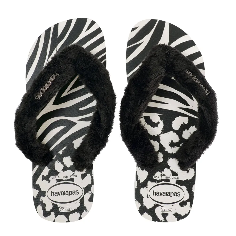 Havaianas Home Fluffy Black made by Havaianas