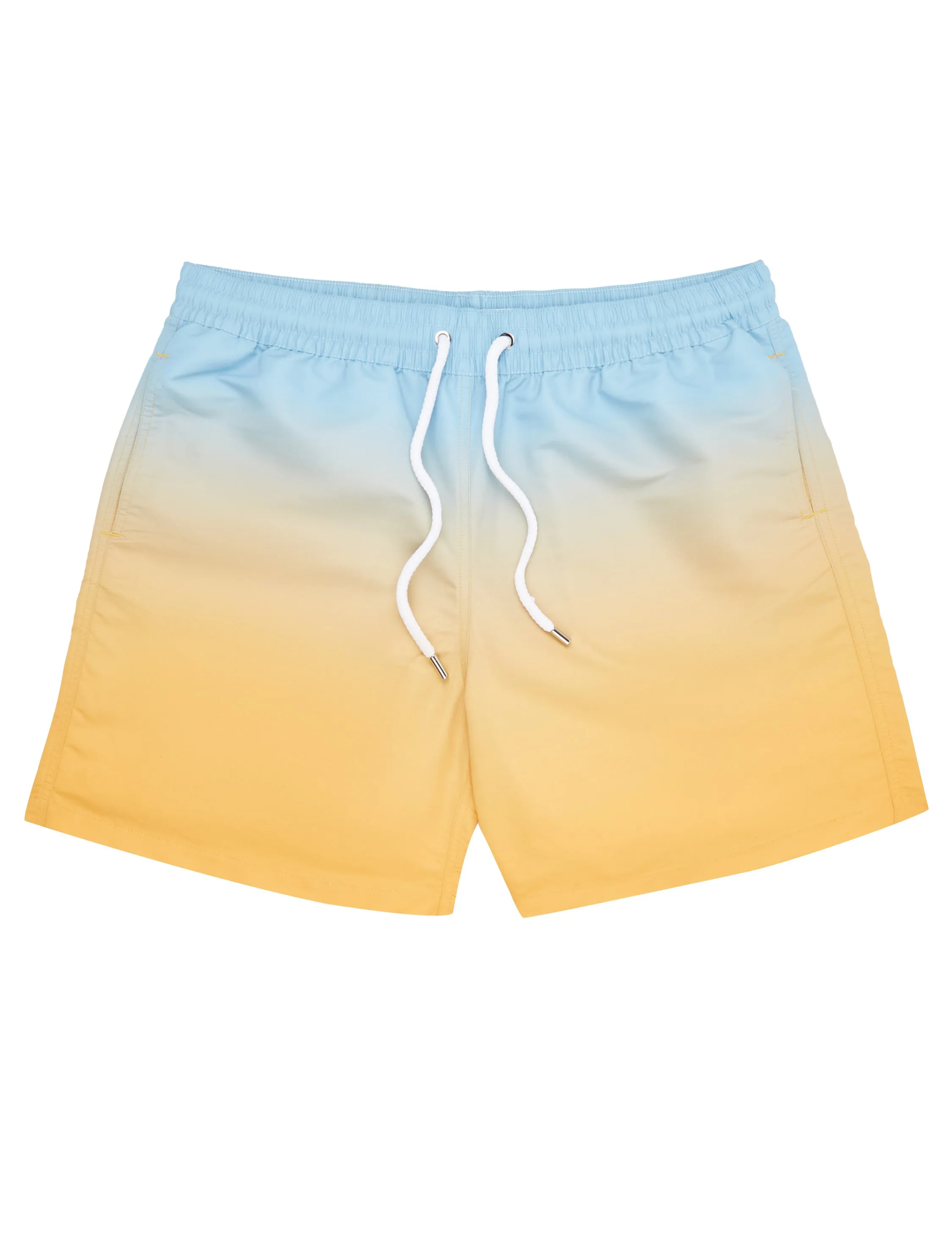 Mens Board Shorts in Blue/Yellow sold by Sand Dollar