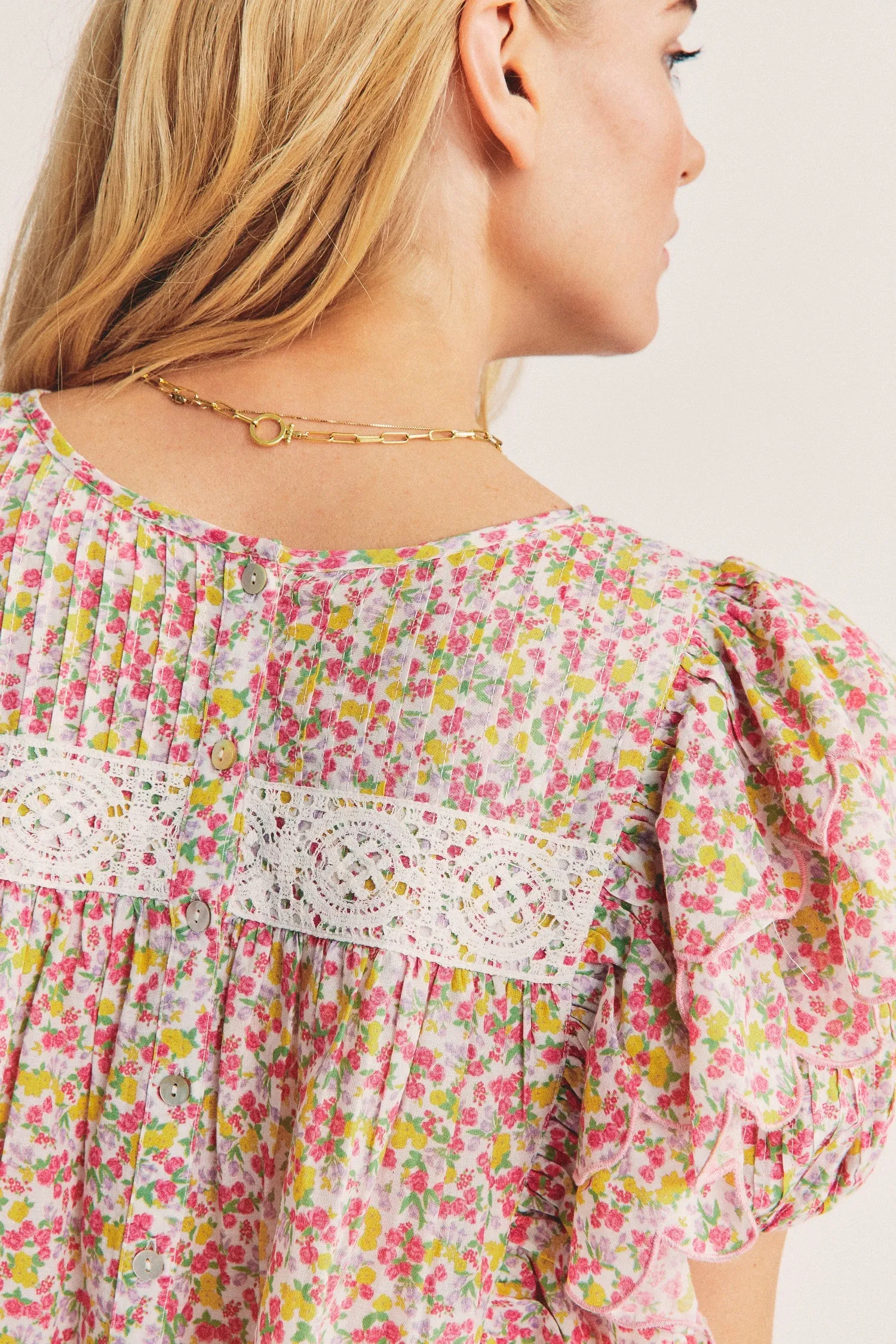 Womens Ditsy Floral Top sold by Sand Dollar product image thumbnail 5