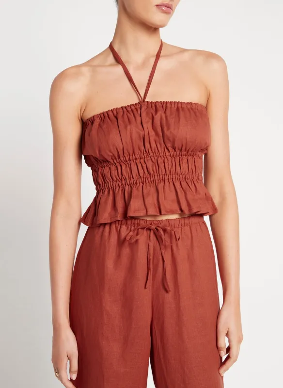 Halter Crop Top made by Faithfull the Brand