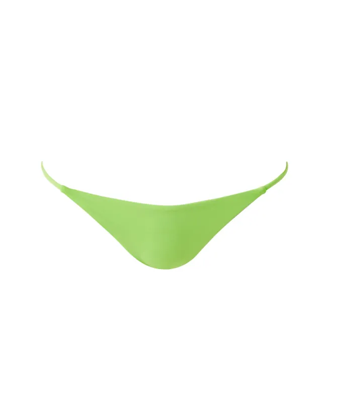 High Leg Bikini Bottoms in Lime Green sold by Sand Dollar
