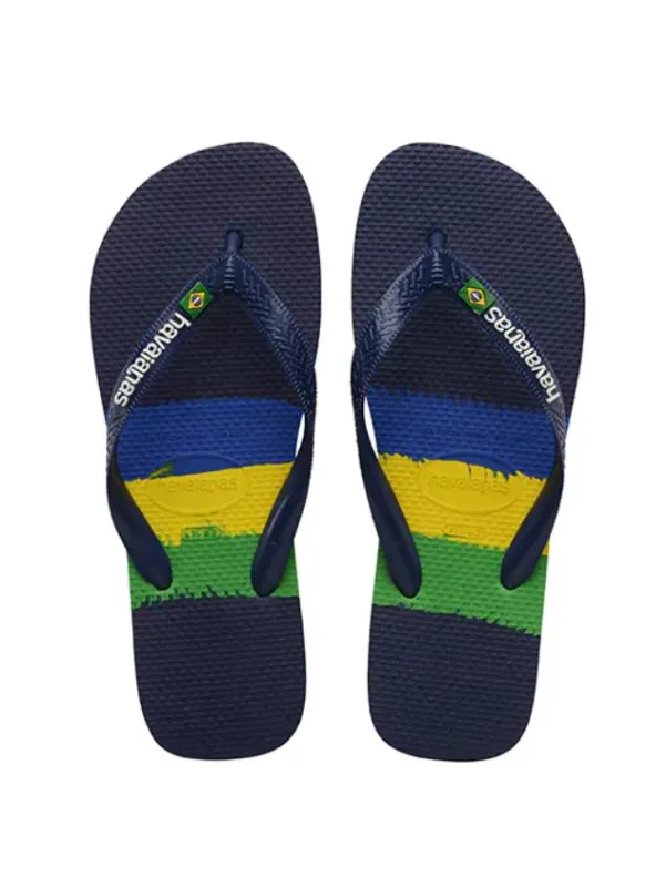 Havaianas Brasil Tech Navy Blue sold by Sand Dollar